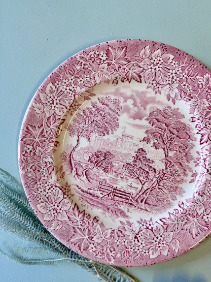 Assiette plate en terre de fer England