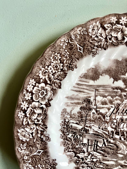 Assiette anglaise Memory Lane – British Anchor  Vaisselle Patine