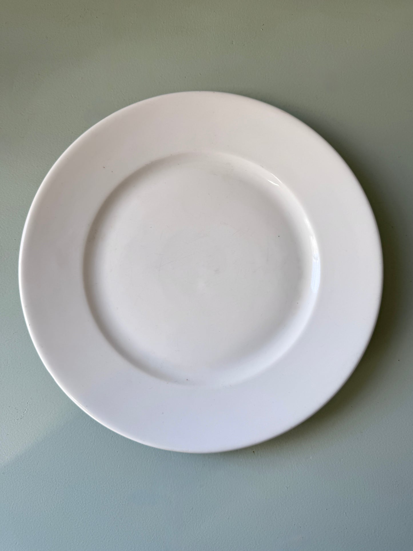Assiette plate en porcelaine de Limoges