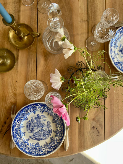 Table ovale à volets en bois  Meubles Patine