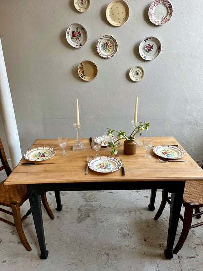 Table bistrot ancienne bois