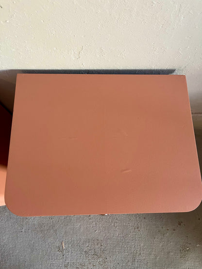 Paire de chevets anciens rénovés pêche-terracota  Meubles Patine