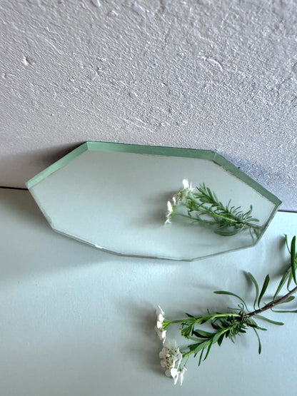 Miroir octogonal - rebord simple