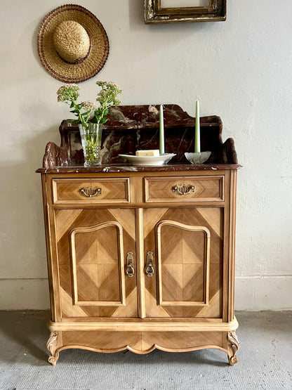 Meuble de toilette plateau marbre  Meubles Patine