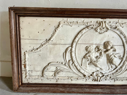 Panneau mural décoratif ancien « anges »