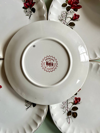 Assiettes à dessert Sarreguemines Vércor – Lot de 11  Vaisselle Patine