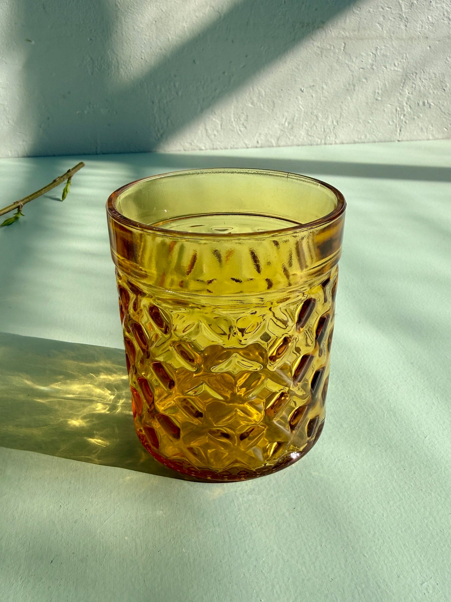 Verres ambrés Pernod vintage - lot de 8