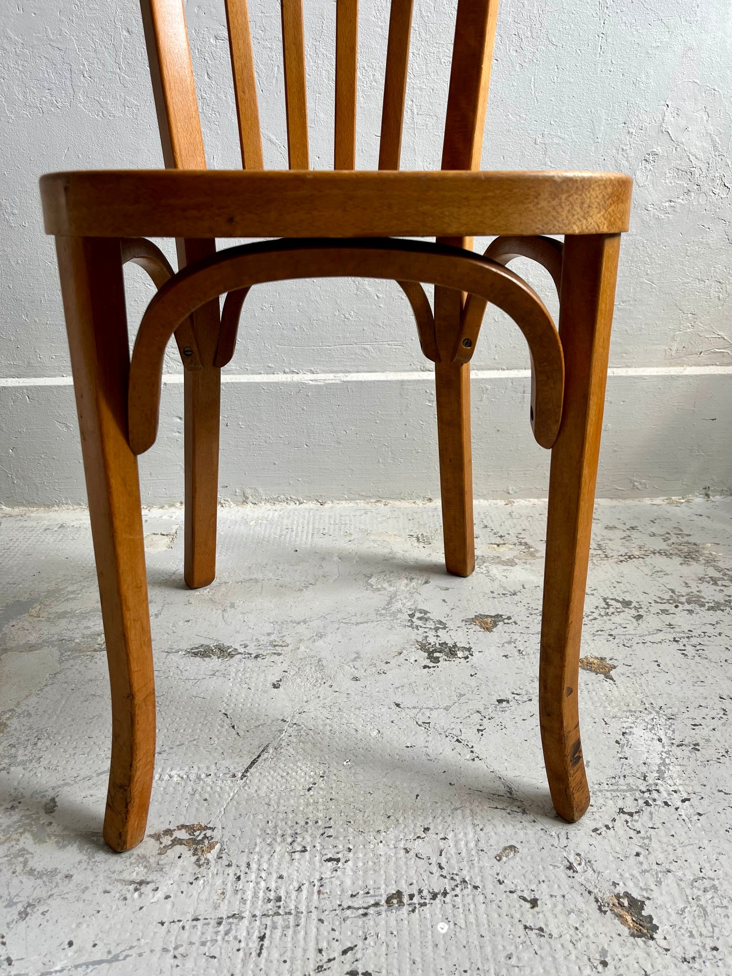 Chaise bistrot Baumann bois blond