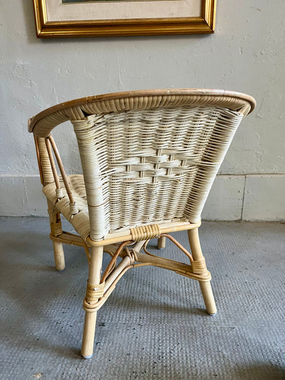 Chaise enfant en osier  Meubles Patine