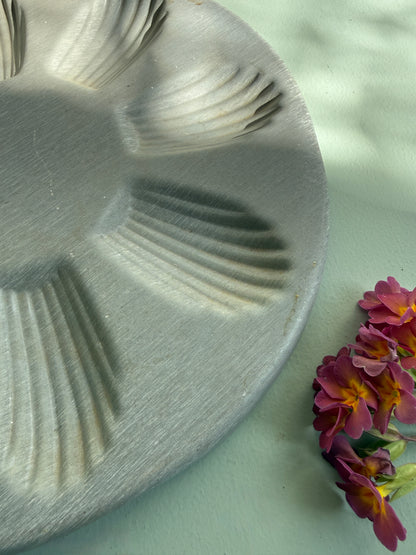 Moule à madeleines circulaire métallique