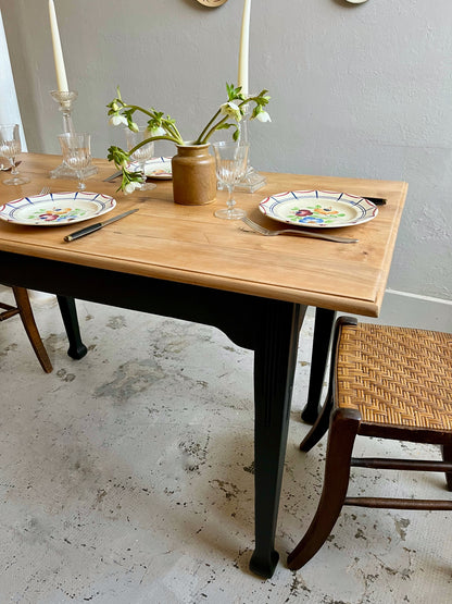 Table bistrot ancienne bois
