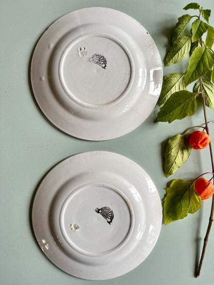 Assiettes à dessert « Nouvelle Galerie Paris » - lot de 2  Vaisselle Patine