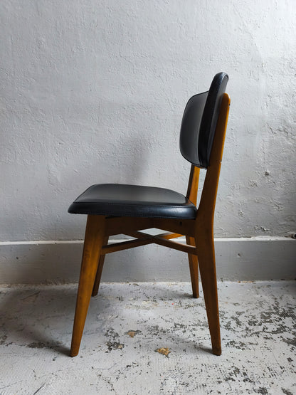 Chaise vintage style scandinave lot de 2   Patine