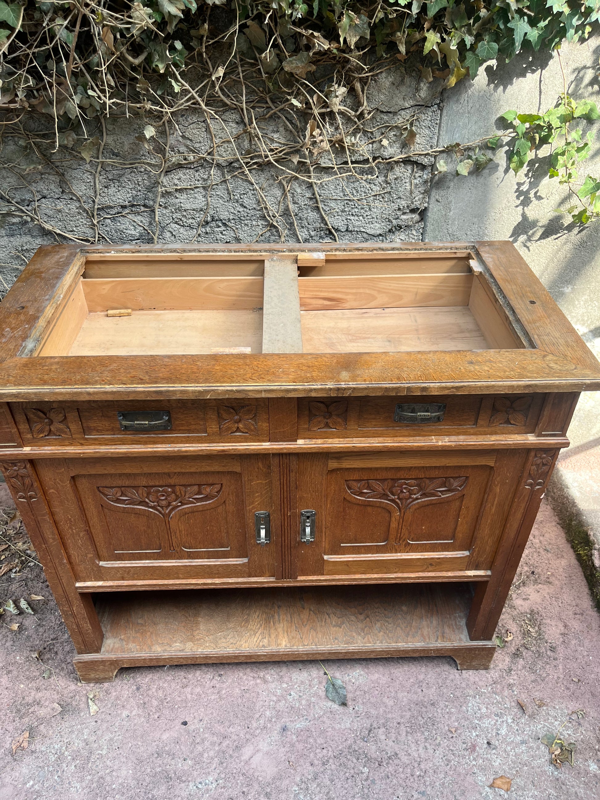 Buffet art déco avec niche  Meubles à rénover Patine