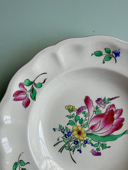 Assiettes creuses de Lunéville - lot de 6