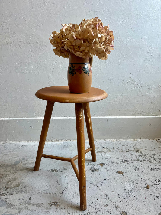 Tabouret d’atelier vintage patiné