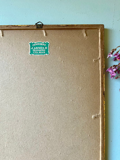 Illustration enfant sous cadre