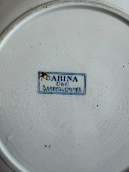 Assiette plate modèle Carina de Sarreguemines