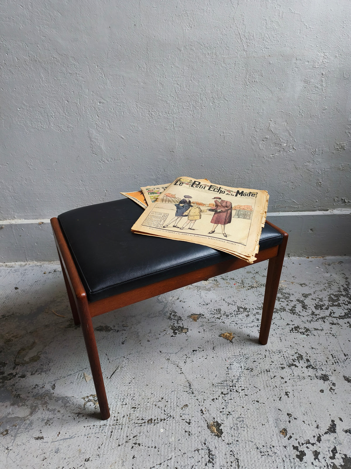 Tabouret vintage style scandinave   Patine