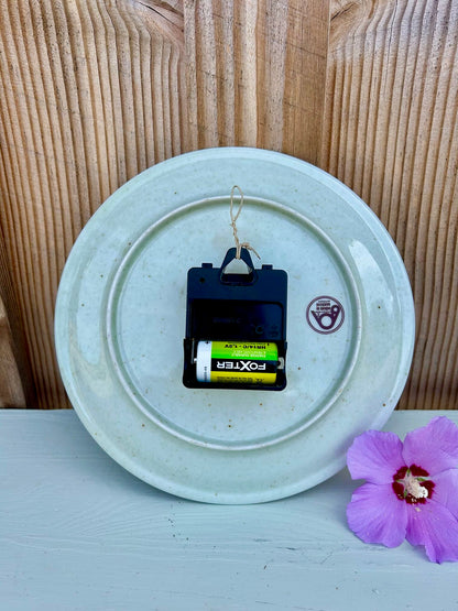 Horloge murale Porcelaine de Sologne  Décoration Patine