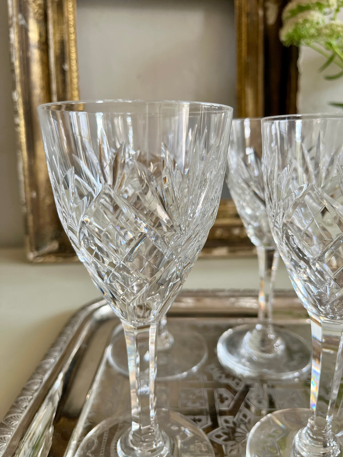 Verre à eau Saint-Louis Chantilly n°2  Vaisselle Patine