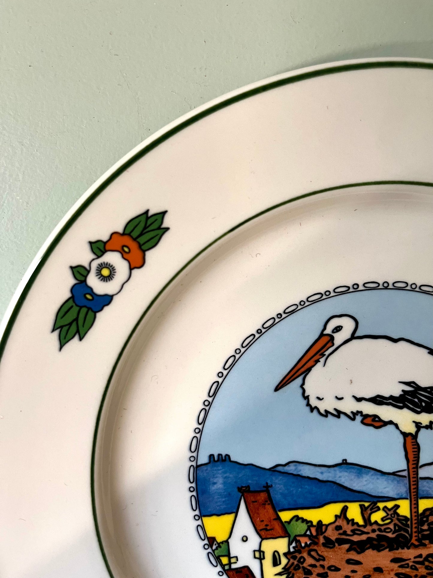 Assiette à dessert Villeroy & Boch Hansi d’Alsace  Vaisselle Patine