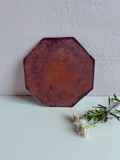 Miroir octogonal - rebord simple