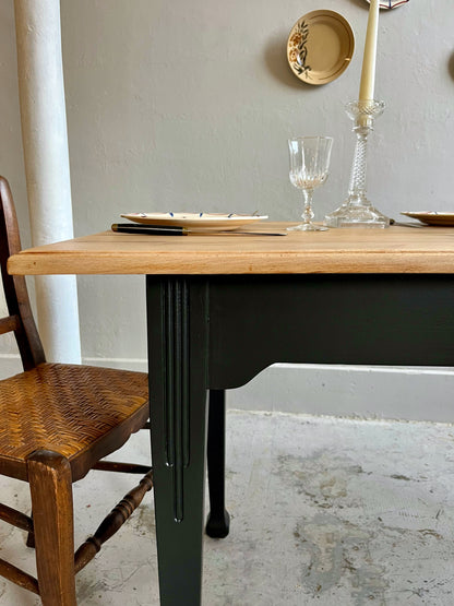 Table bistrot ancienne bois