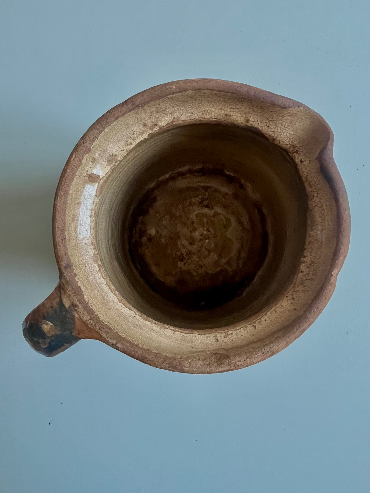 Pichet ancien émaillée bleue  Vaisselle Patine