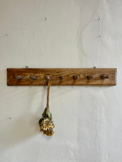Porte manteaux mural ancien en bois  Décoration Patine