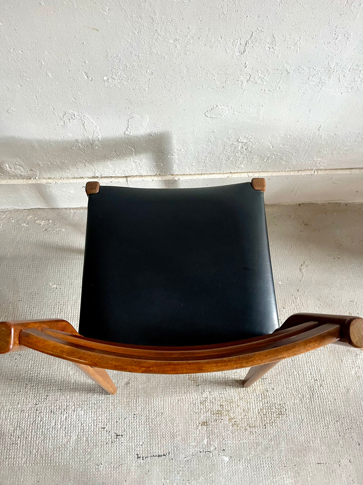 Chaises scandinaves teck et Skaï-lot de 6   Patine