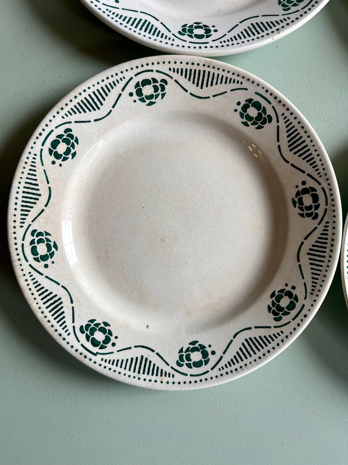 Assiettes anciennes Nouvelles Galeries Paris modèle Robert – Lot de 6  Vaisselle Patine