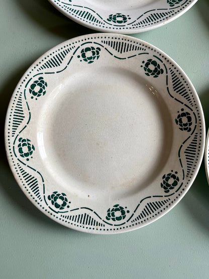 Assiettes anciennes Nouvelles Galeries Paris modèle Robert – Lot de 6  Vaisselle Patine