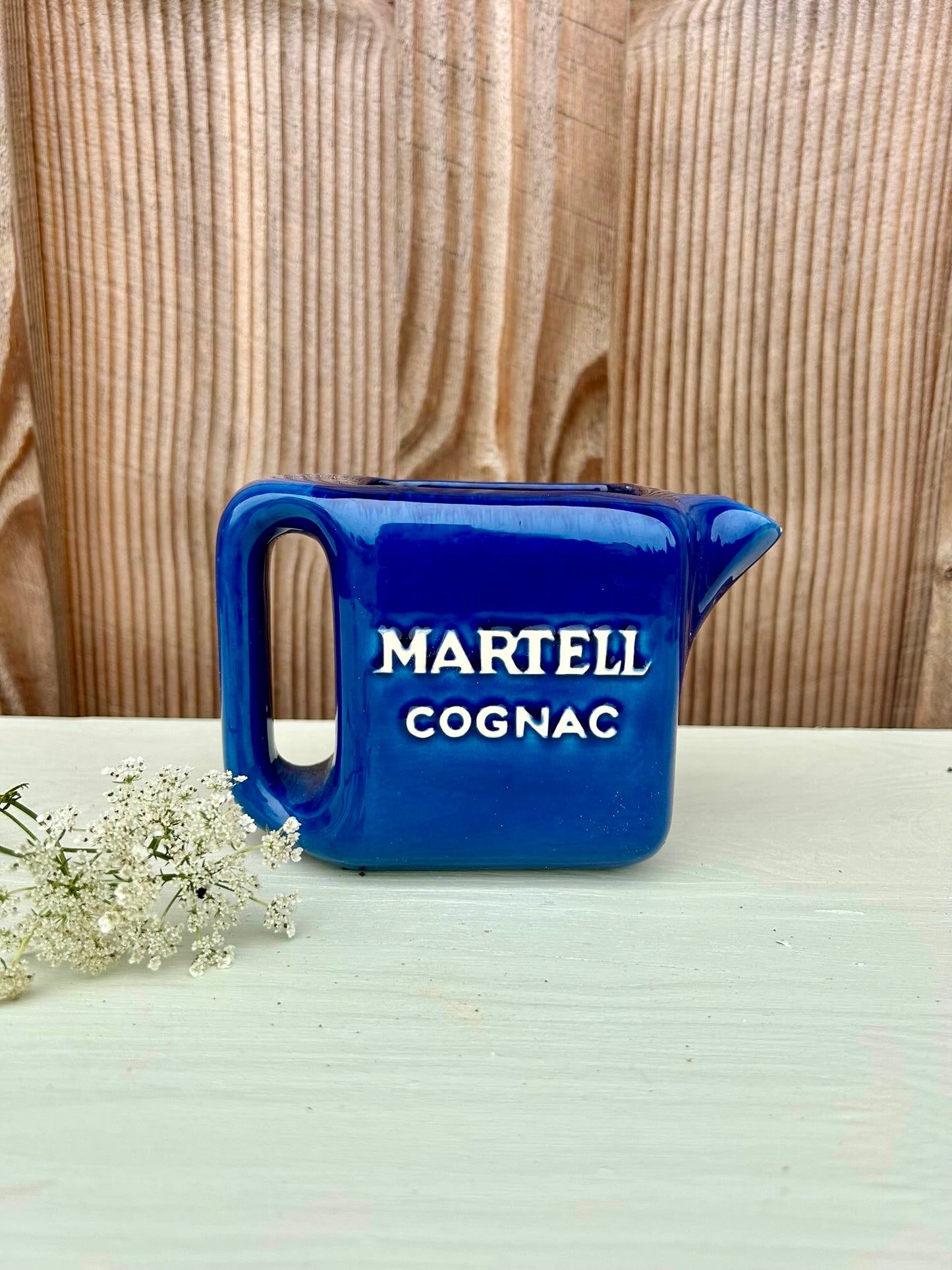 Pichet publicitaire Martell Cognac Saint-Clément  Vaisselle Patine