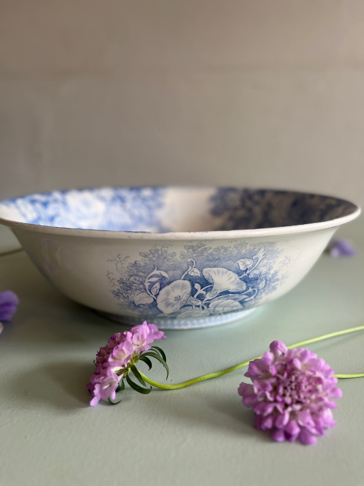 Ensemble de toilette Sarreguemines modèle « Jardinière »  Décoration Patine