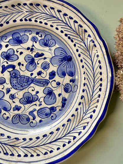 Assiette décorative de petite taille de Maioliche Deruta