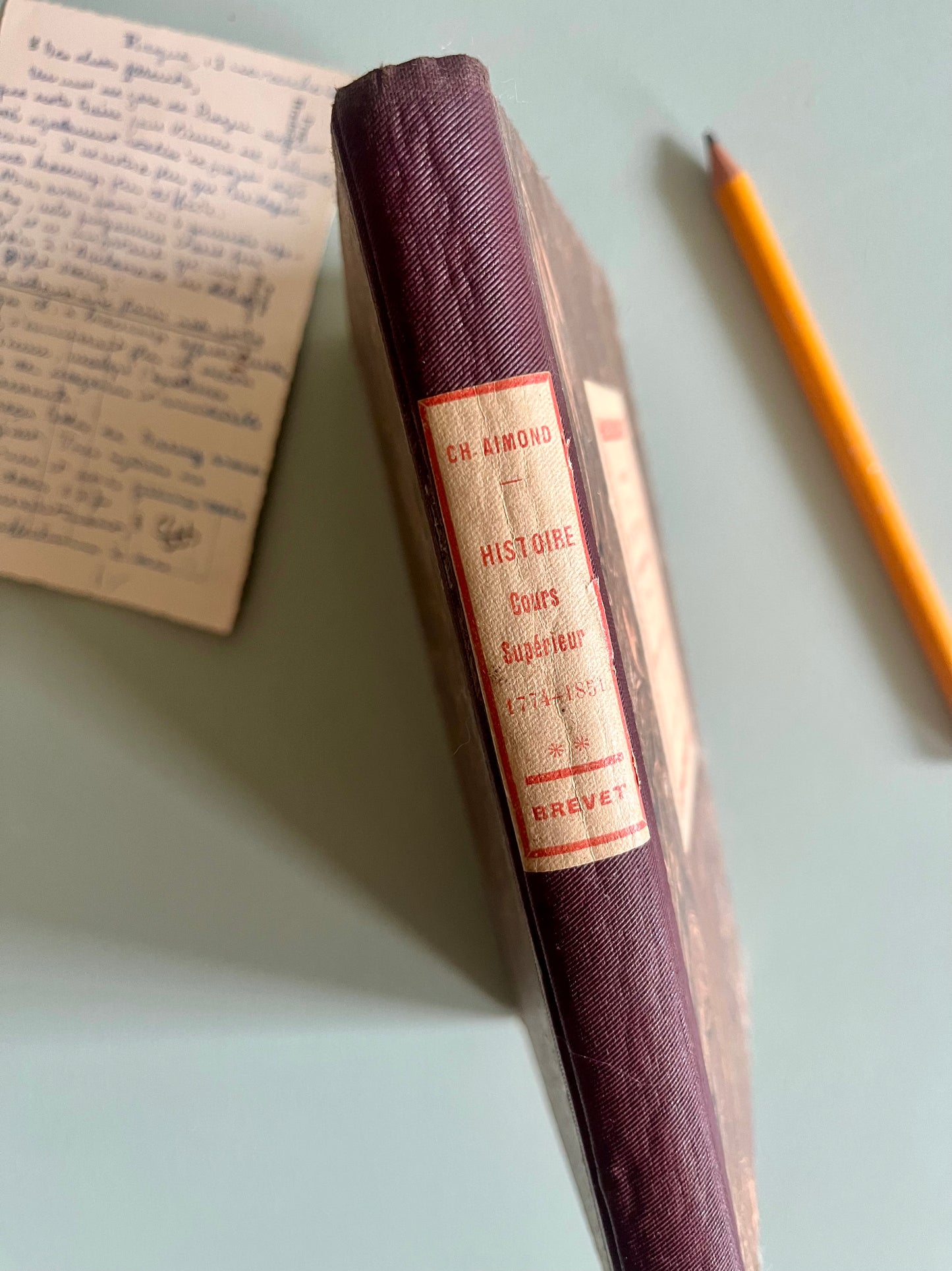 Livre ancien histoire de France  Décoration Patine