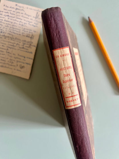 Livre ancien histoire de France  Décoration Patine