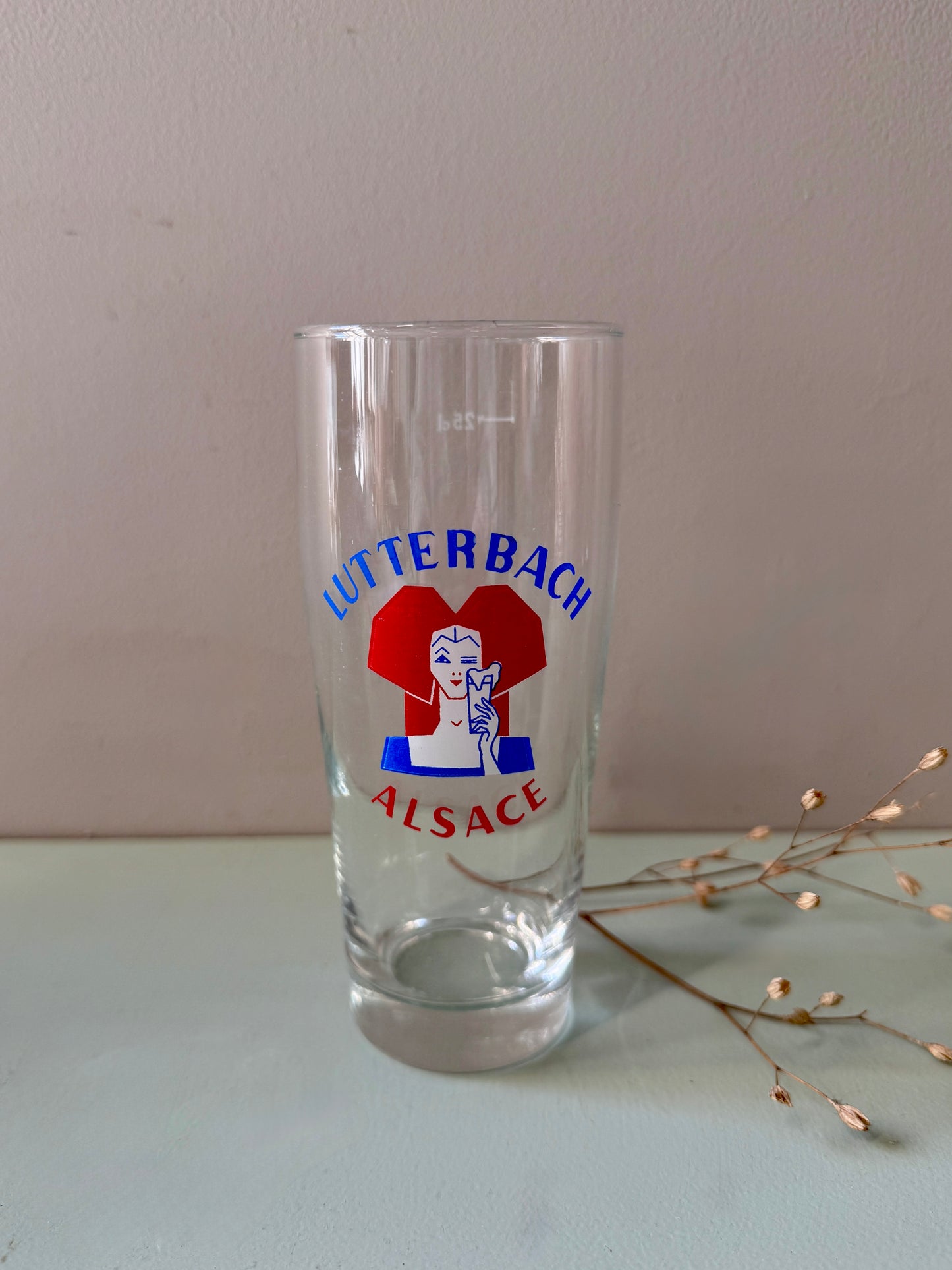 Verre à bière brasserie Lutterbach Alsace