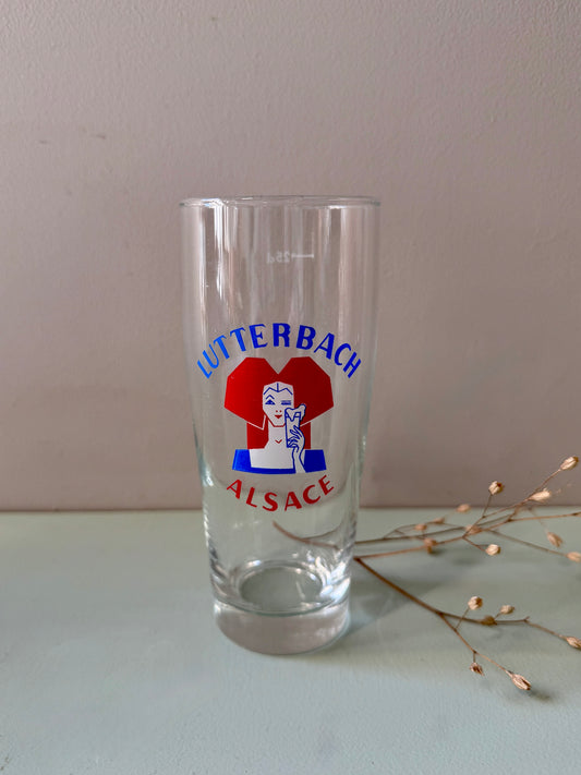 Verre à bière brasserie Lutterbach Alsace