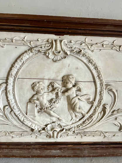 Panneau mural décoratif ancien « anges »