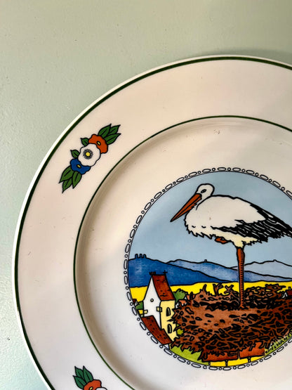 Assiette à dessert Villeroy & Boch Hansi d’Alsace  Vaisselle Patine