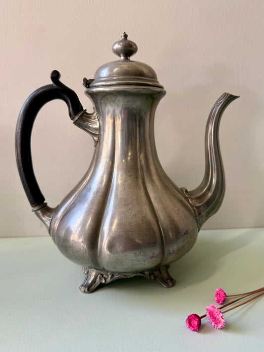 Théière en étain anglaise Sheffield