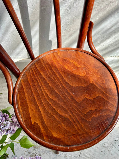 Chaise bistrot bois courbé