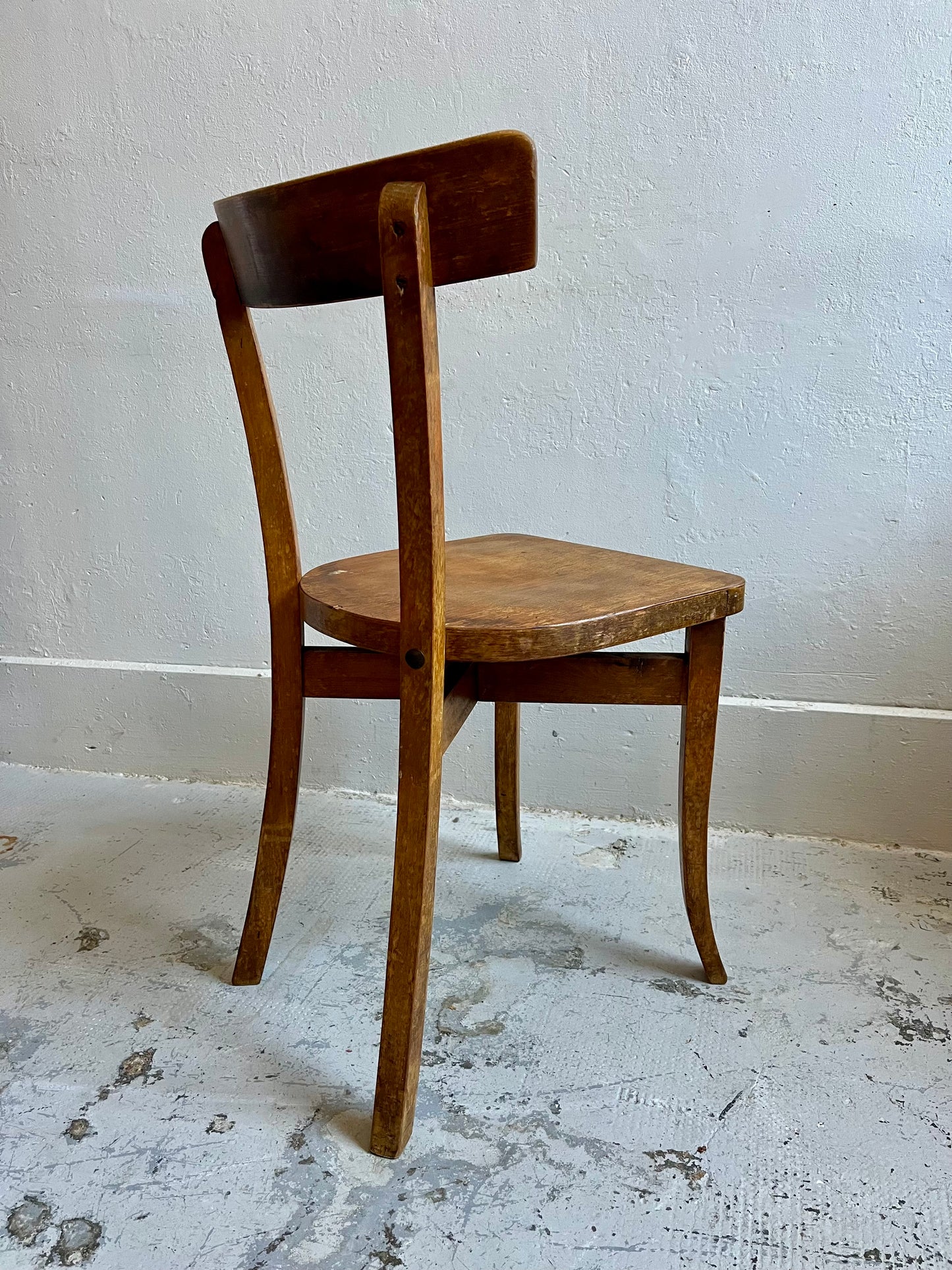Lot de 2 chaises bistrot anciennes