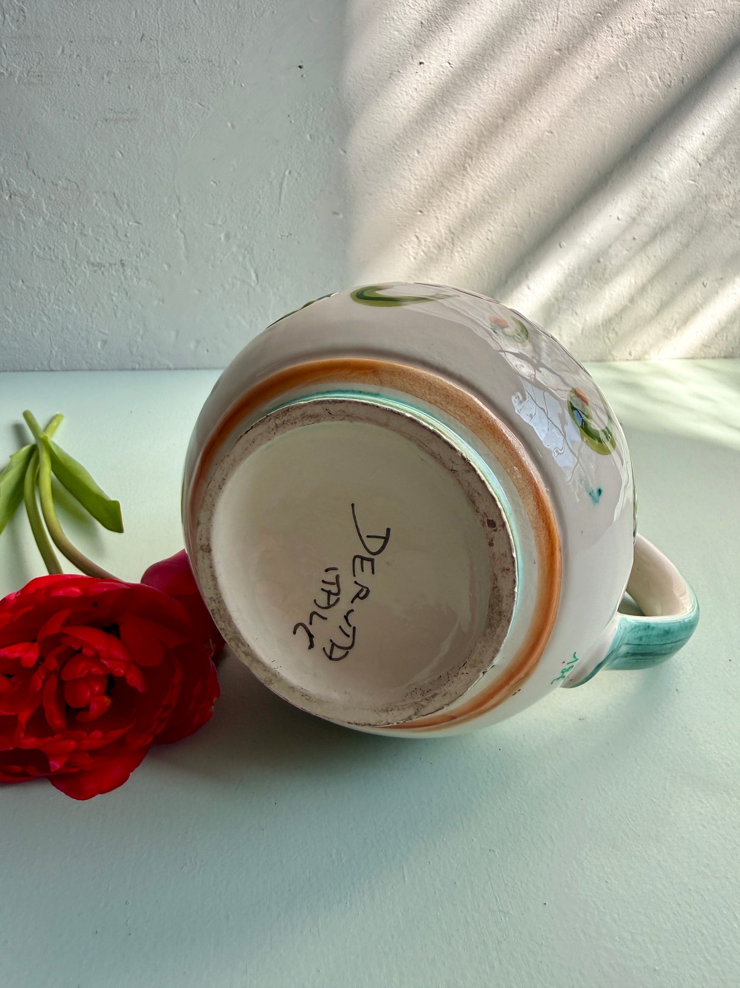 Pichet émaillé Deruta Italy