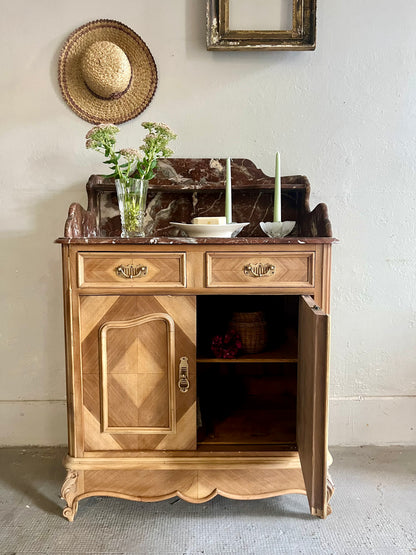 Meuble de toilette plateau marbre  Meubles Patine