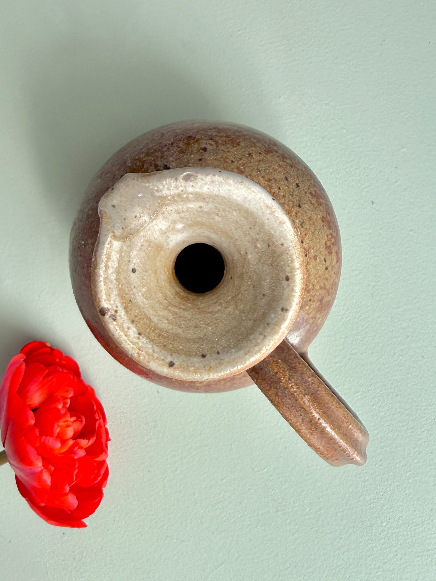 Vase en soliflore en grès