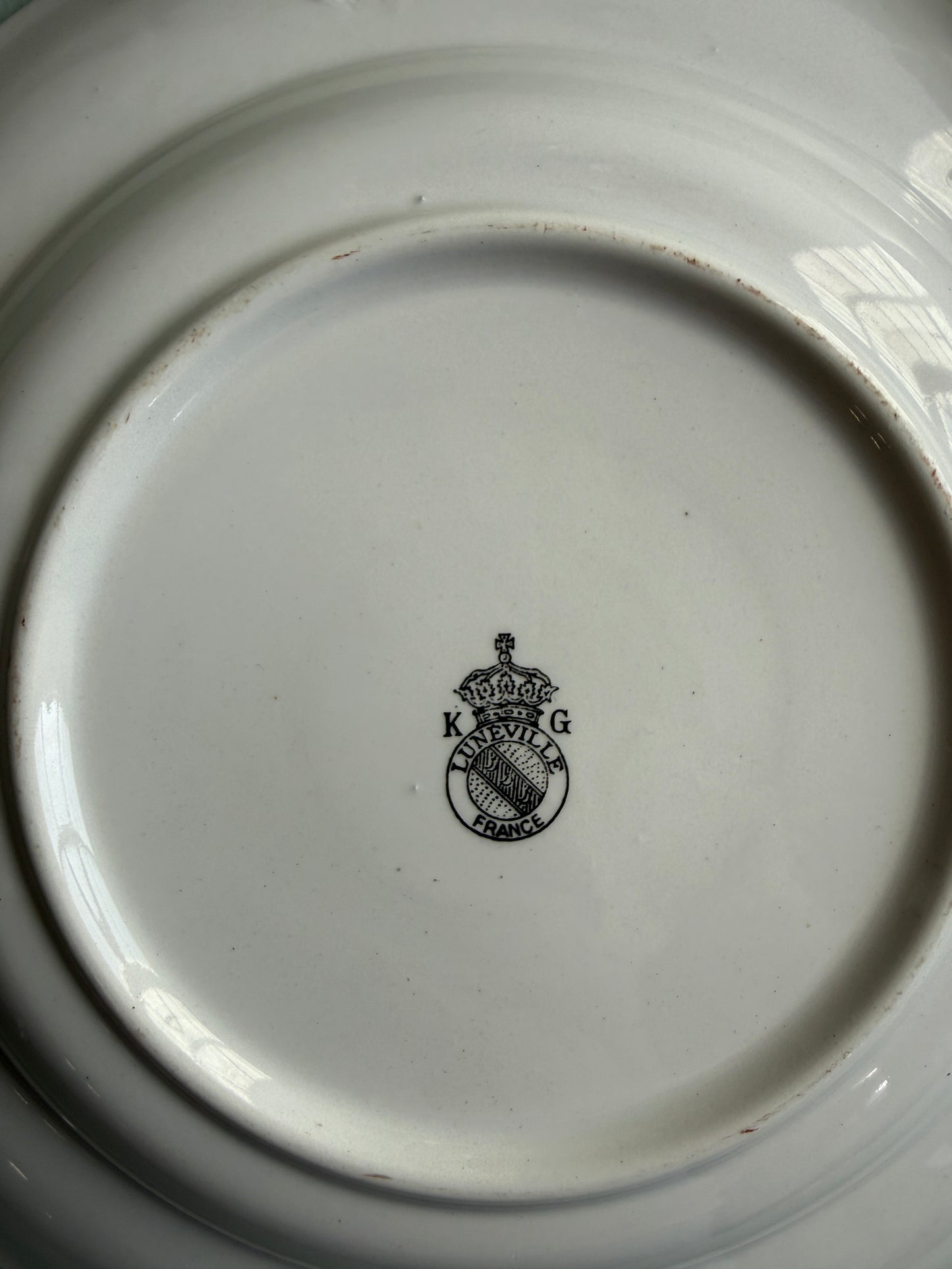 Assiettes creuses de Lunéville - lot de 6