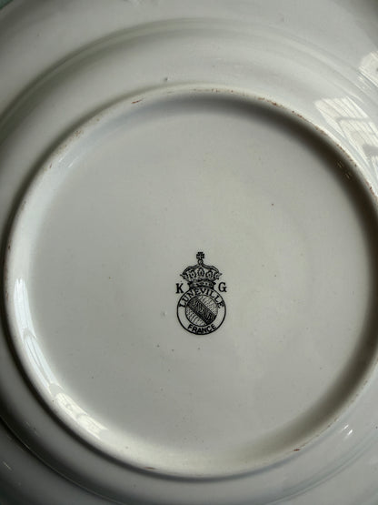 Assiettes creuses de Lunéville - lot de 6